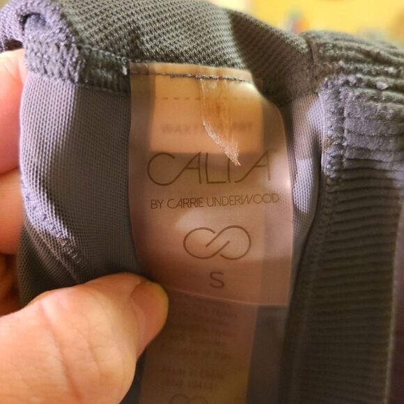 CALIA by Carrie Underwood Power Printed Open Back Sports Bra Garden Gate Small - Picture 4 of 6